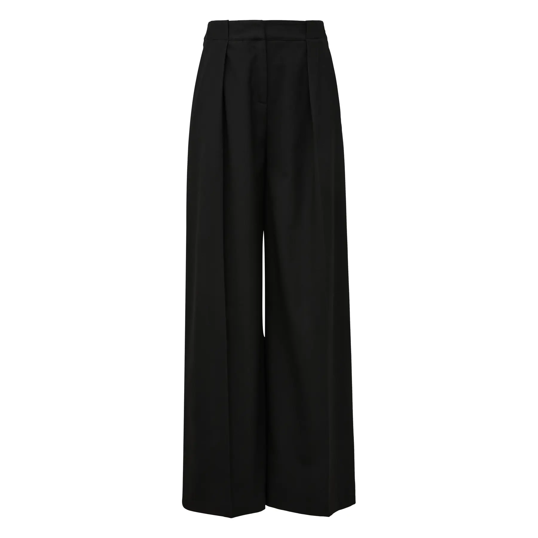 Pantaloni da cerimonia ampi con rifinitura precisa in vita donna COMMA