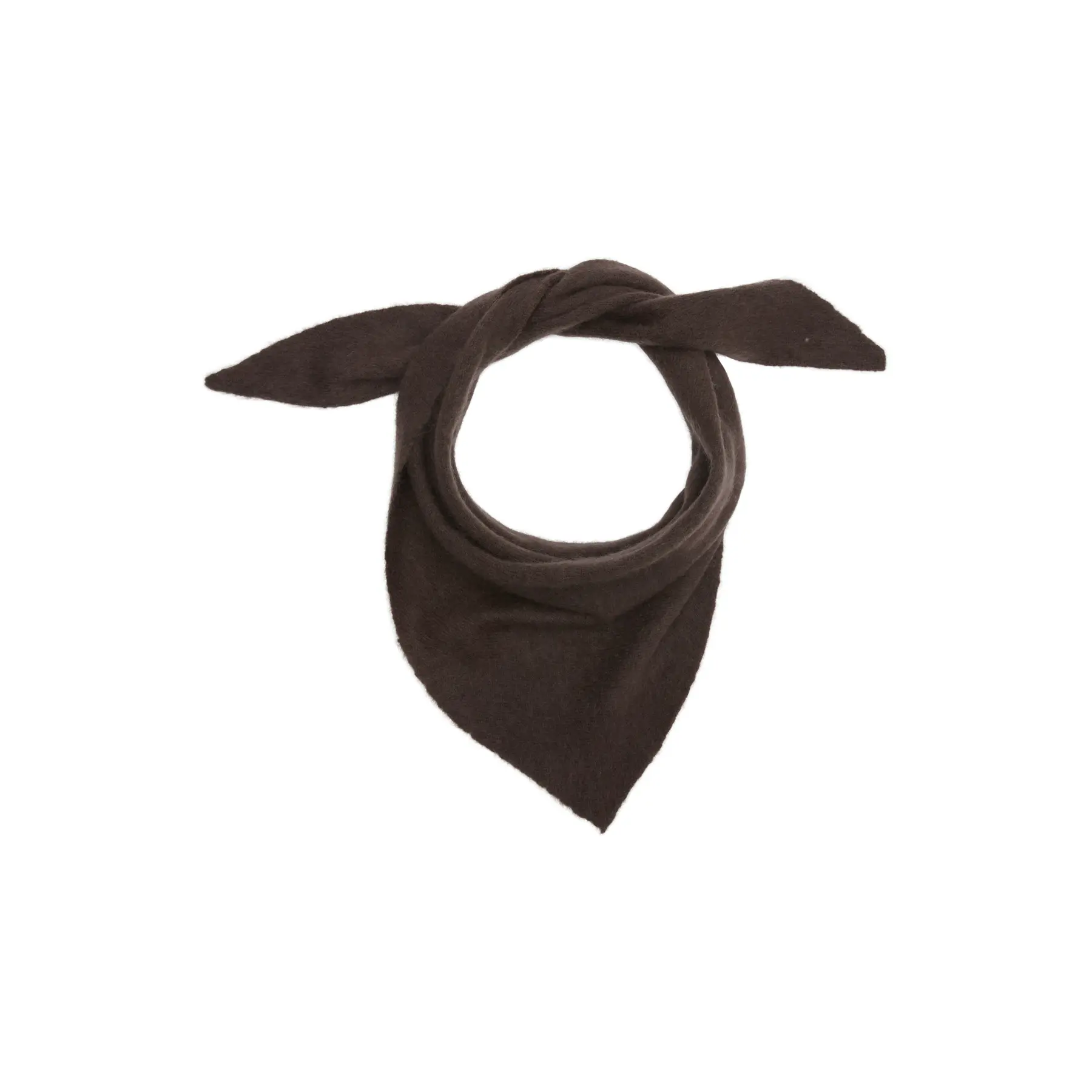 Foulard Triangolare in 100% Lana Cardata Donna COMMA