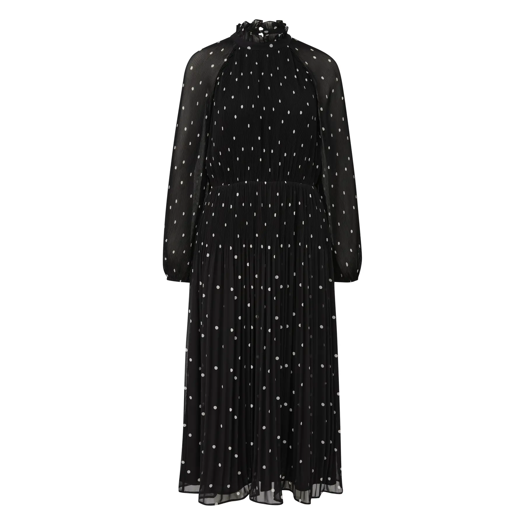 Robe en mousseline à pois femme COMMA