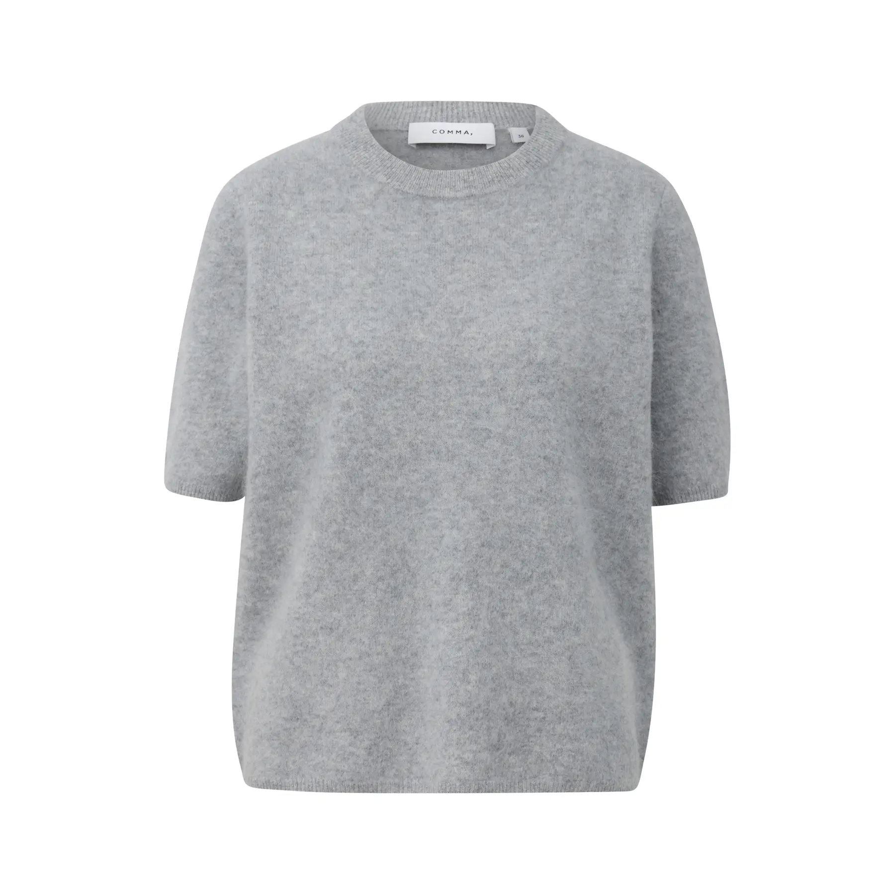 T-shirt in maglia 100 % lana spazzolata donna COMMA