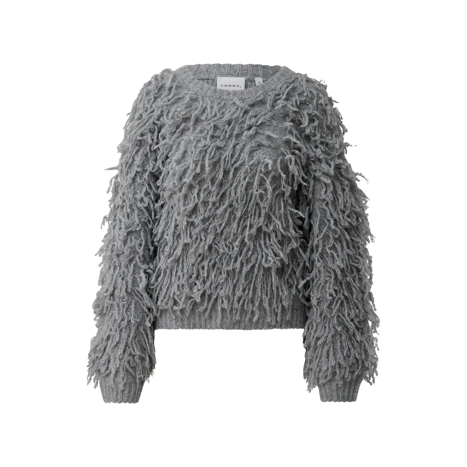 Pull in Maglia Statement con Frange Donna COMMA