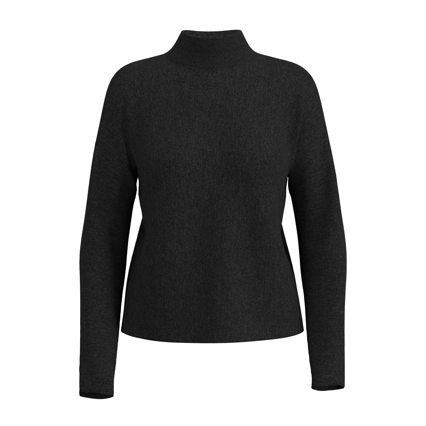 Maglione in viscosa misto a maglia fine con collo alto donna COMMA