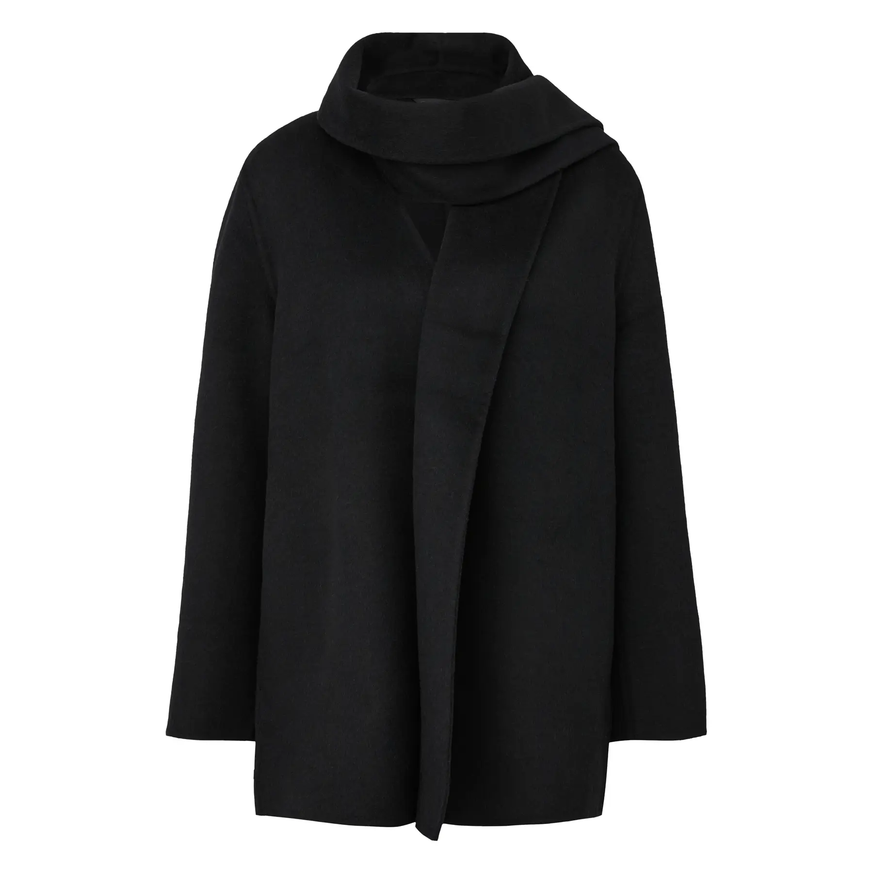 Eleganter Mantel aus Mischwolle mit Schal-Detail Damen COMMA