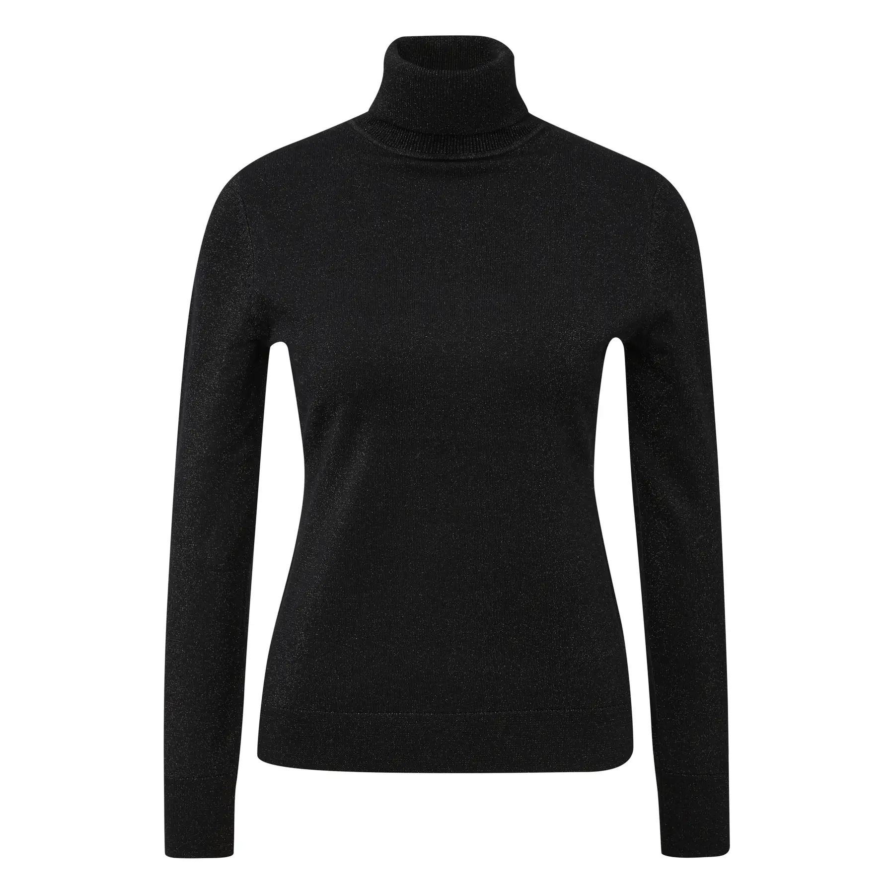Pull à col roulé près du corps aus glitzernden Garn für Frauen COMMA