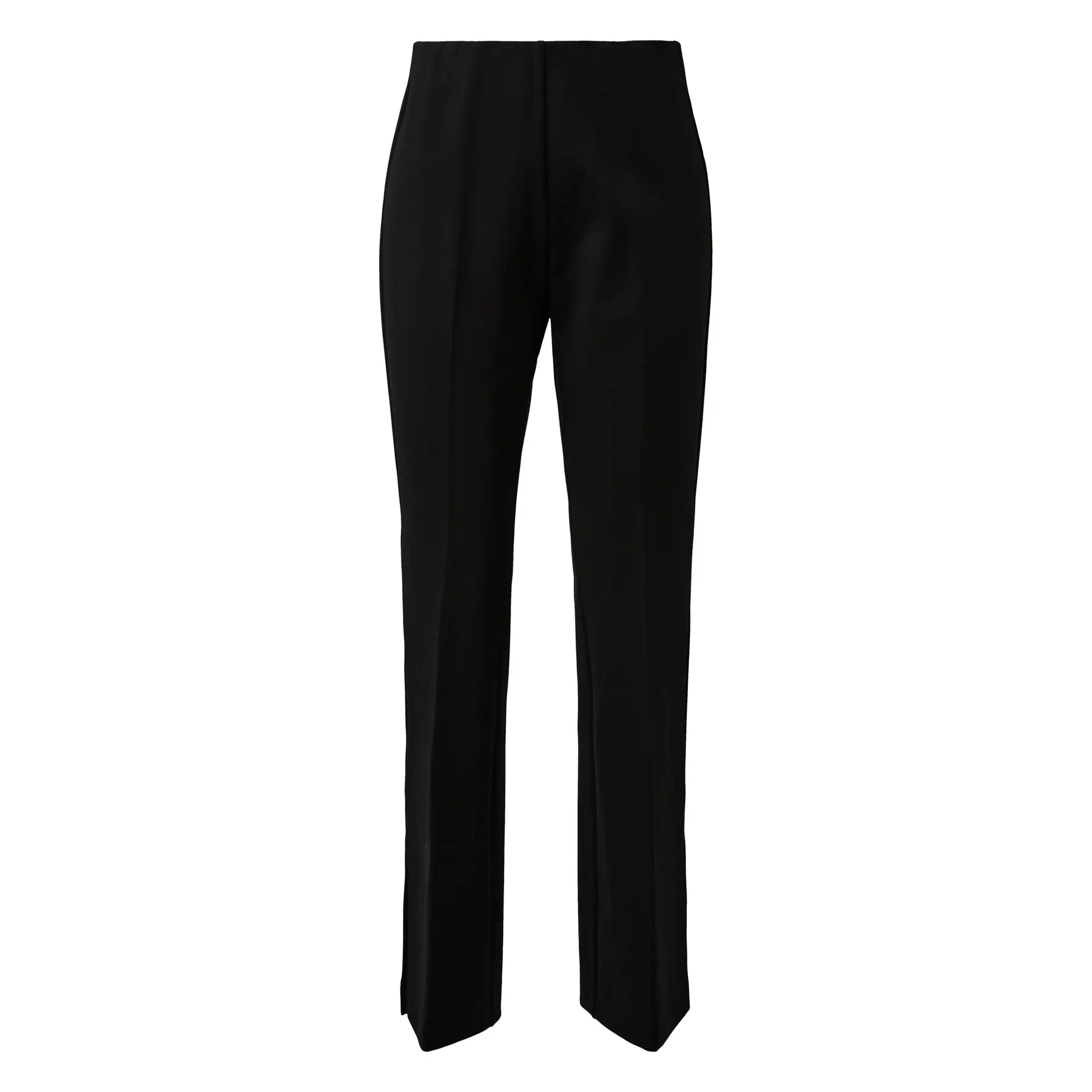 Pantaloni da donna in jersey leggermente svasati con spacchi laterali donna COMMA