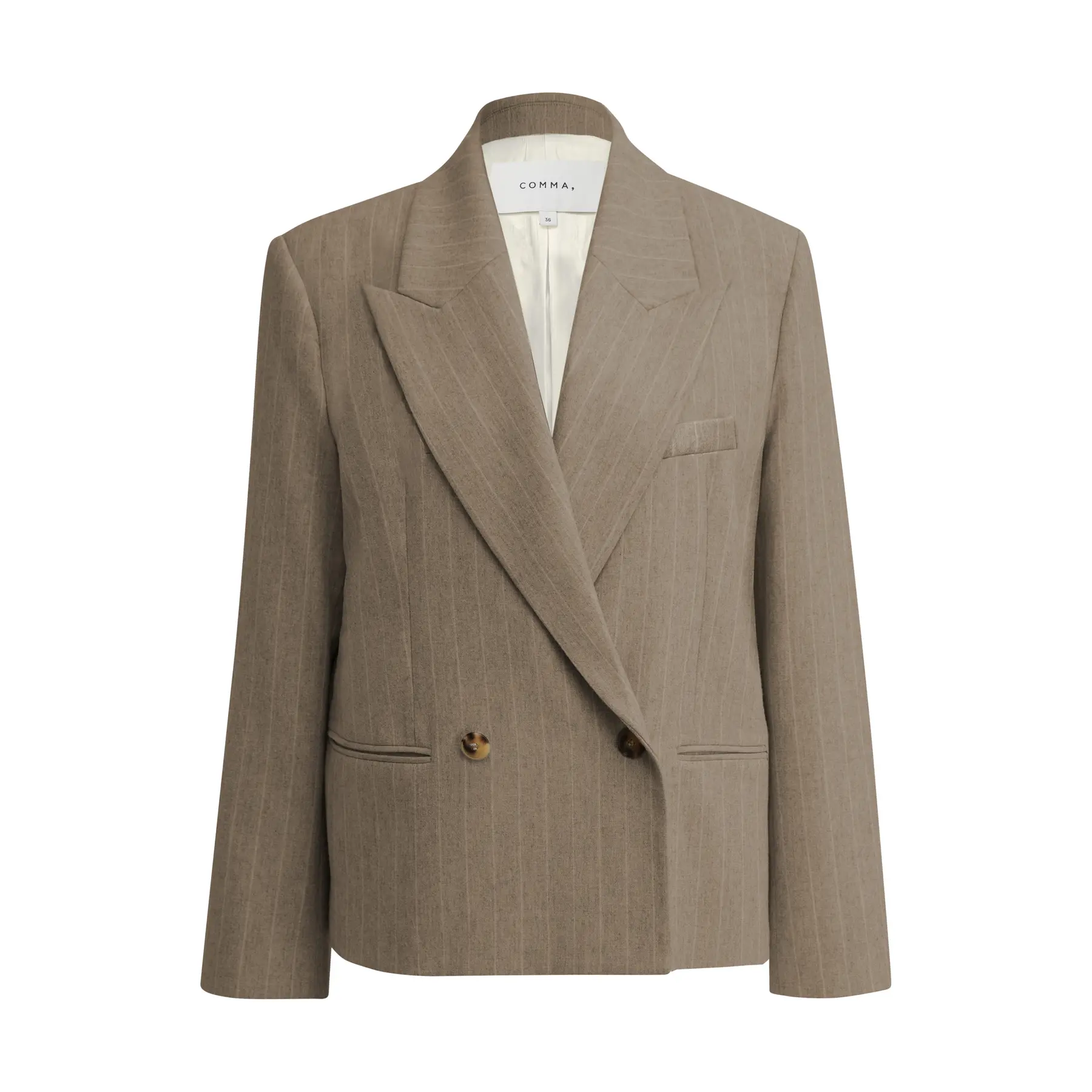 Gestreifter schmaler Blazer für Damen COMMA