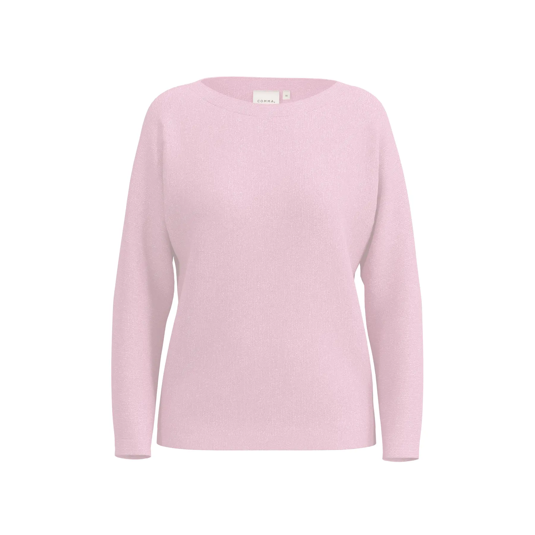 Pull in Maglia Relaxed Fit con Filo Lucido e Maniche A Pipistrello Donna COMMA