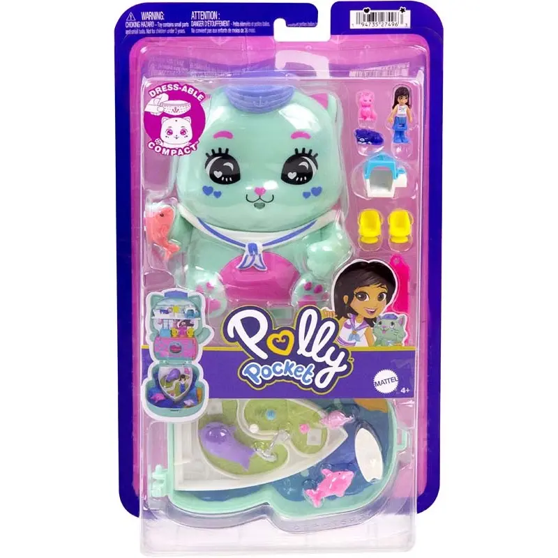Kreuzfahrtfigurine Mattel Chaton Polly Pocket
