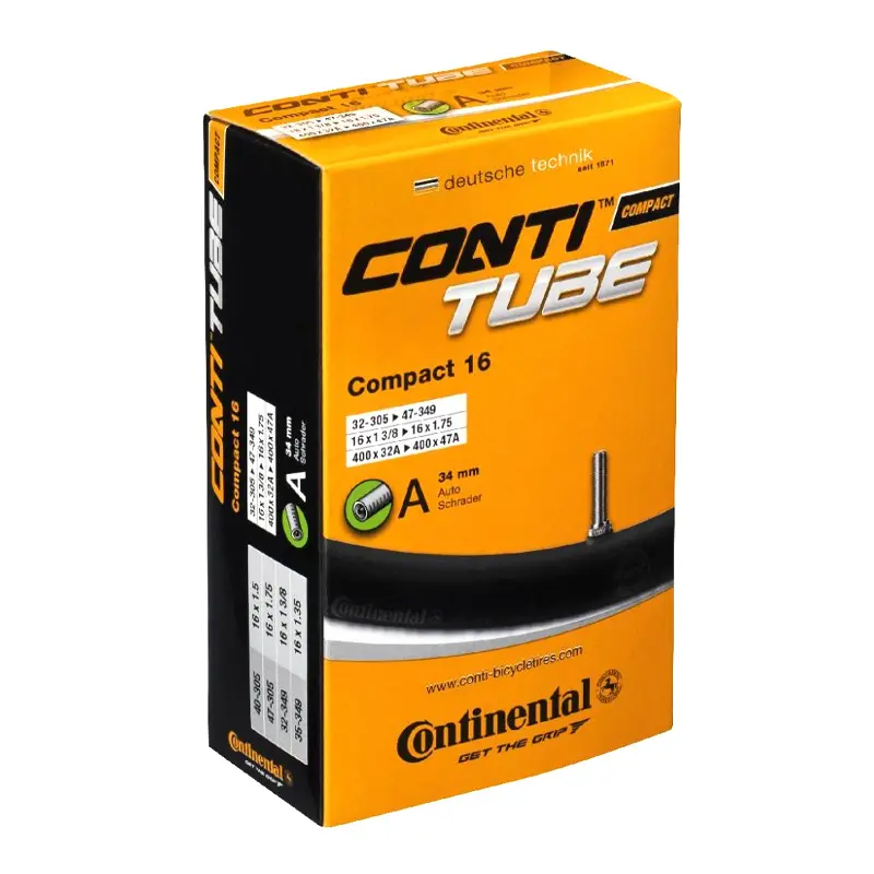 Schlauch Conti 16x1.25-1.75" 32-47/305-349 A34, Compact 16 Av 34mm