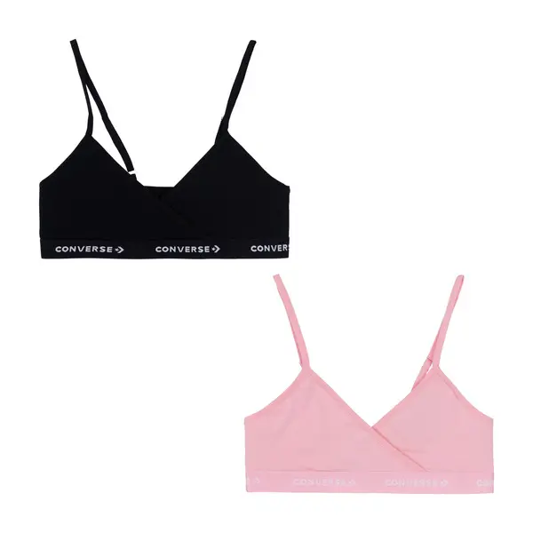 Reggiseno sportivo per bambina Converse CHG Triangle (x2)