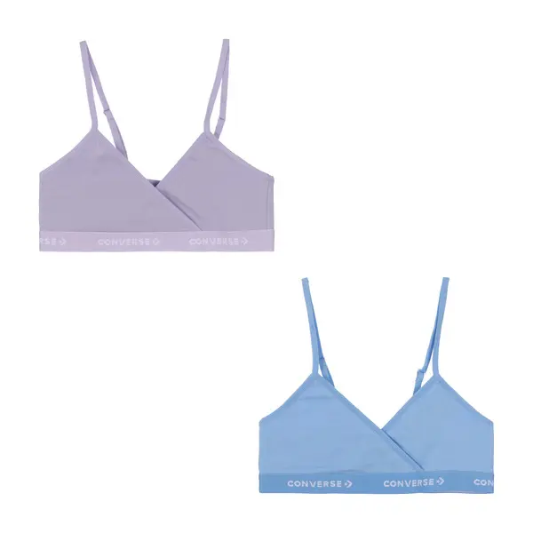 Reggiseno sportivo per bambina Converse CHG Triangle (x2)