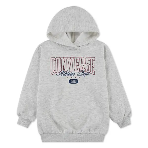 Felpa da bambina con cappuccio Converse Boyfriend