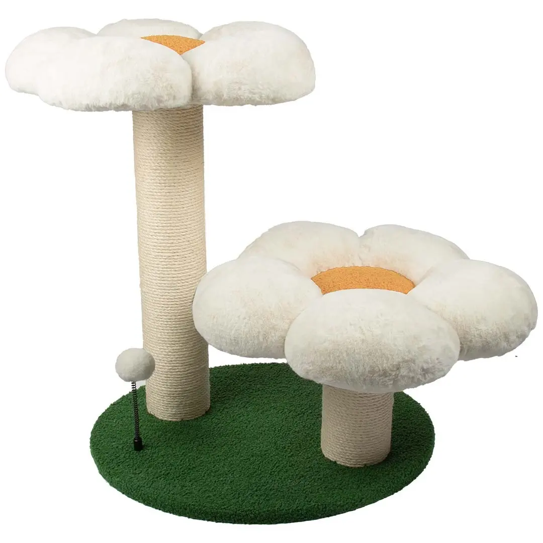 Spielzeug-Katzenbaum Coockoo Flower Power - Farbe: Multicolore