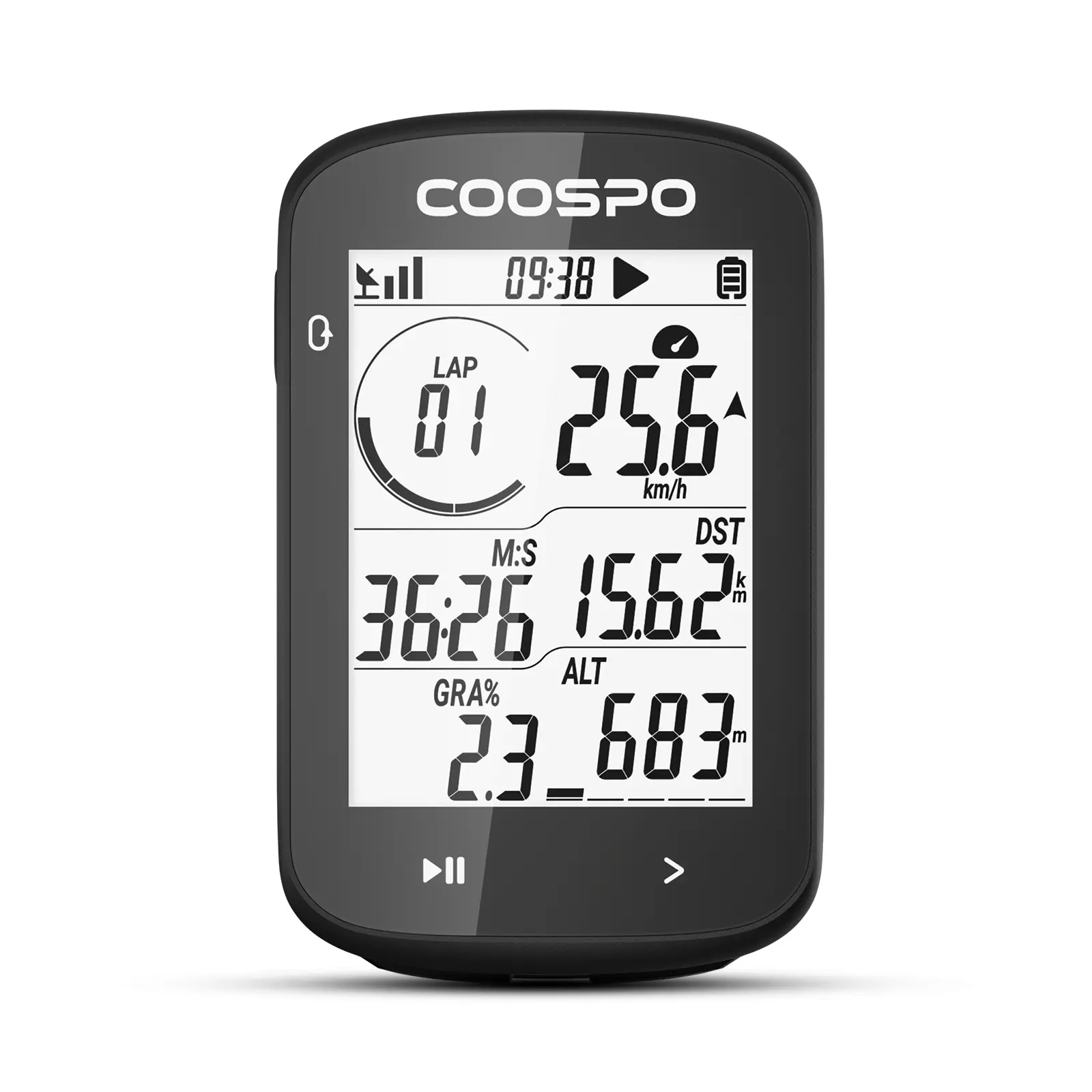 GPS ANT+ bluetooth teller Coospo CS300