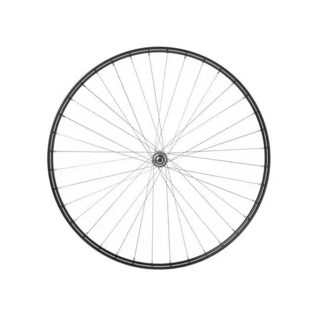 CORDO Voorwiel 28 inch - Stadsfiets Wiel - RVS Spaken - Zwart - Handgemaakt