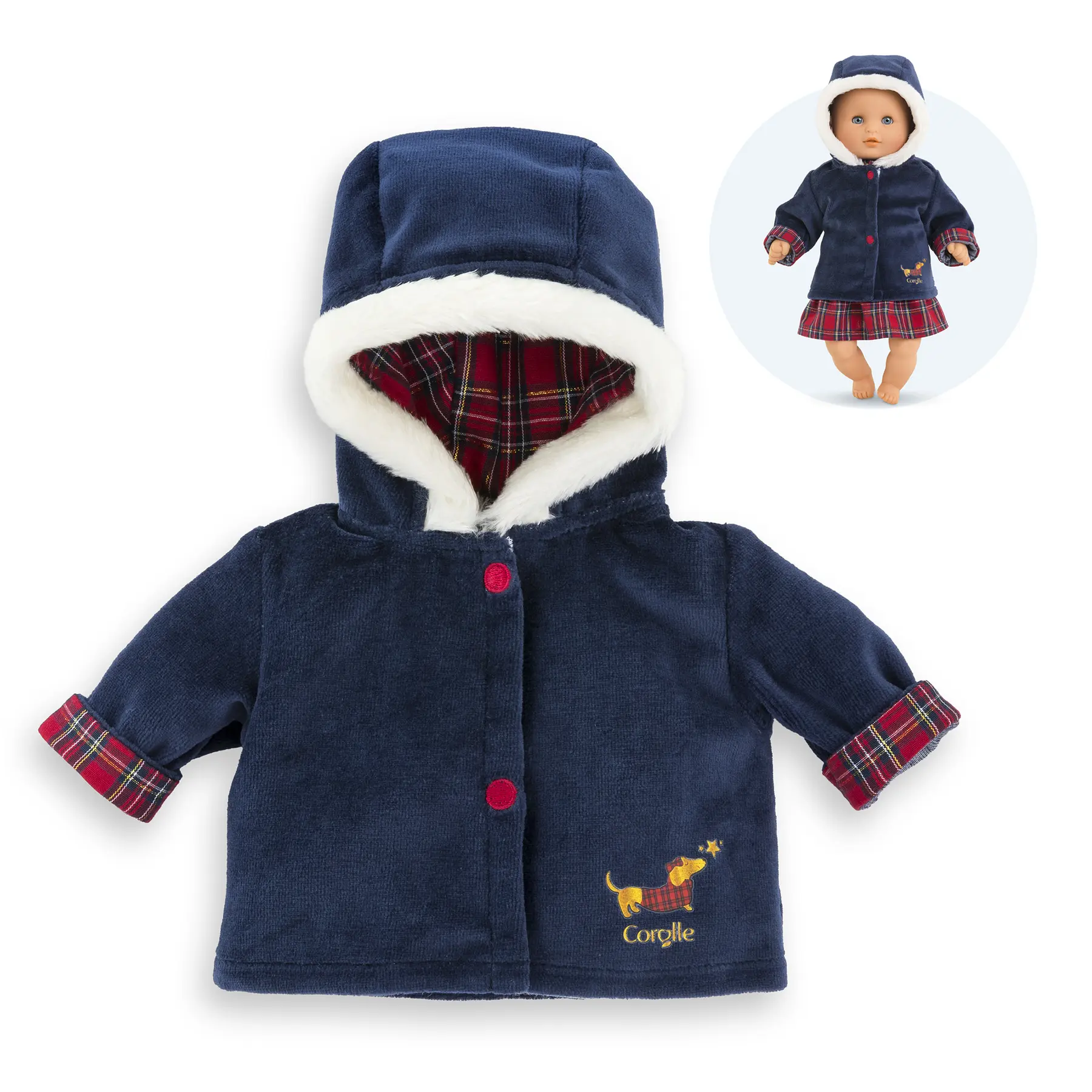 Cappotto per bambola Corolle En Fêtes 30 cm