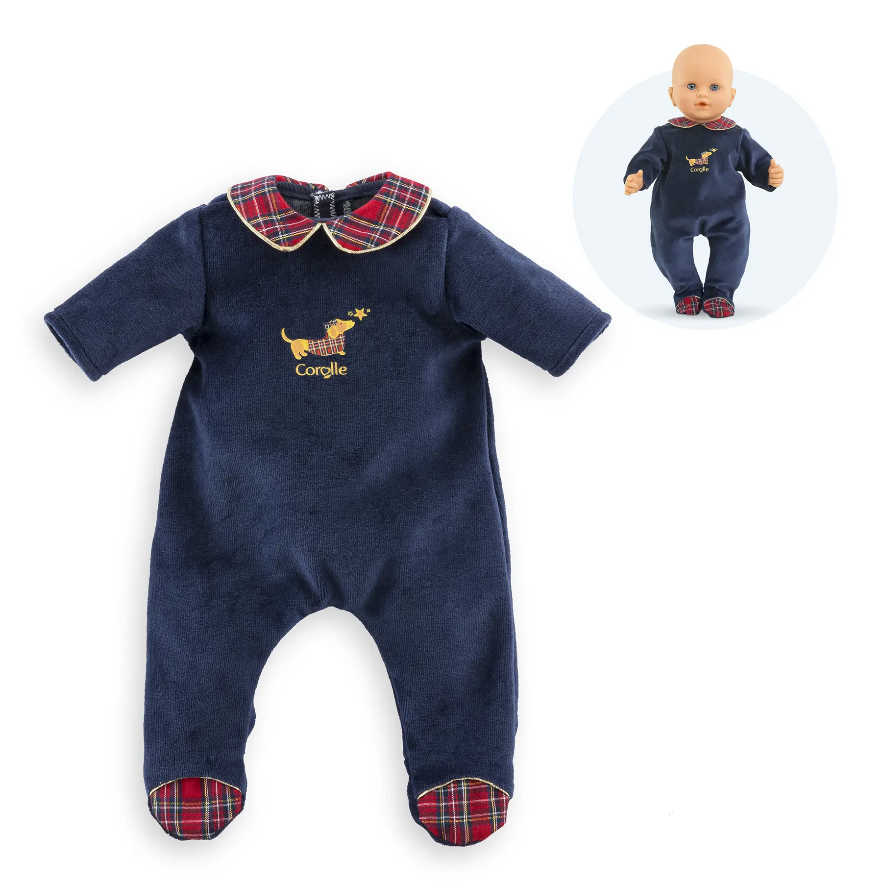 Pyjama pour poupée Corolle En Fêtes 36 cm