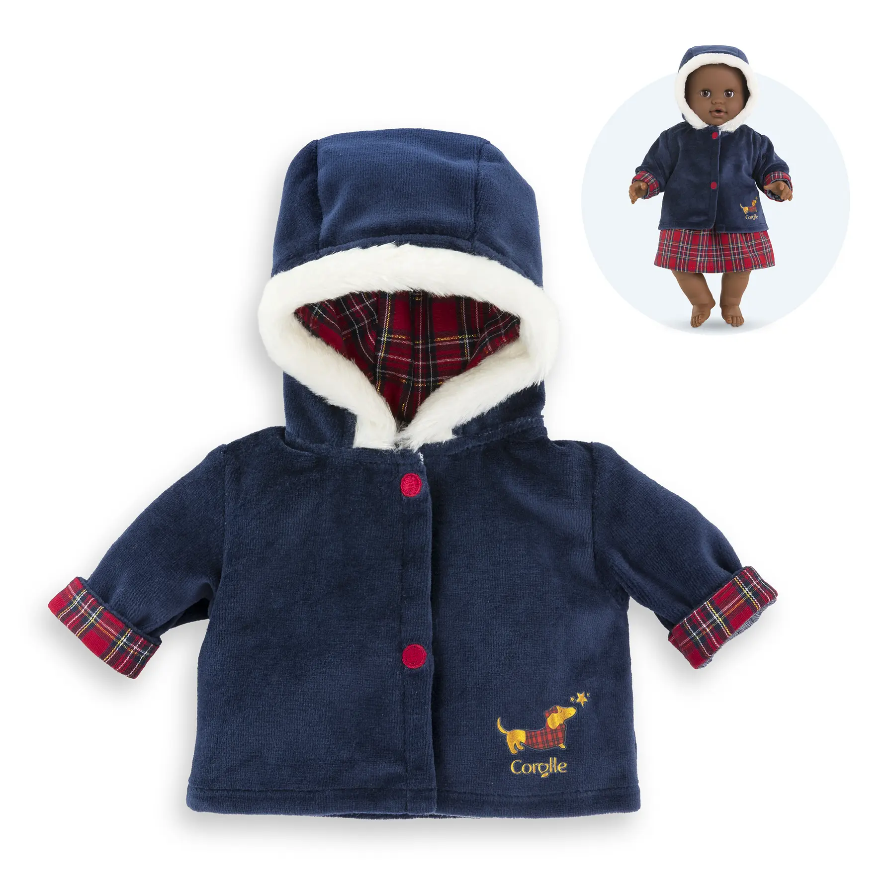 Cappotto per bambola Corolle En Fêtes 36 cm
