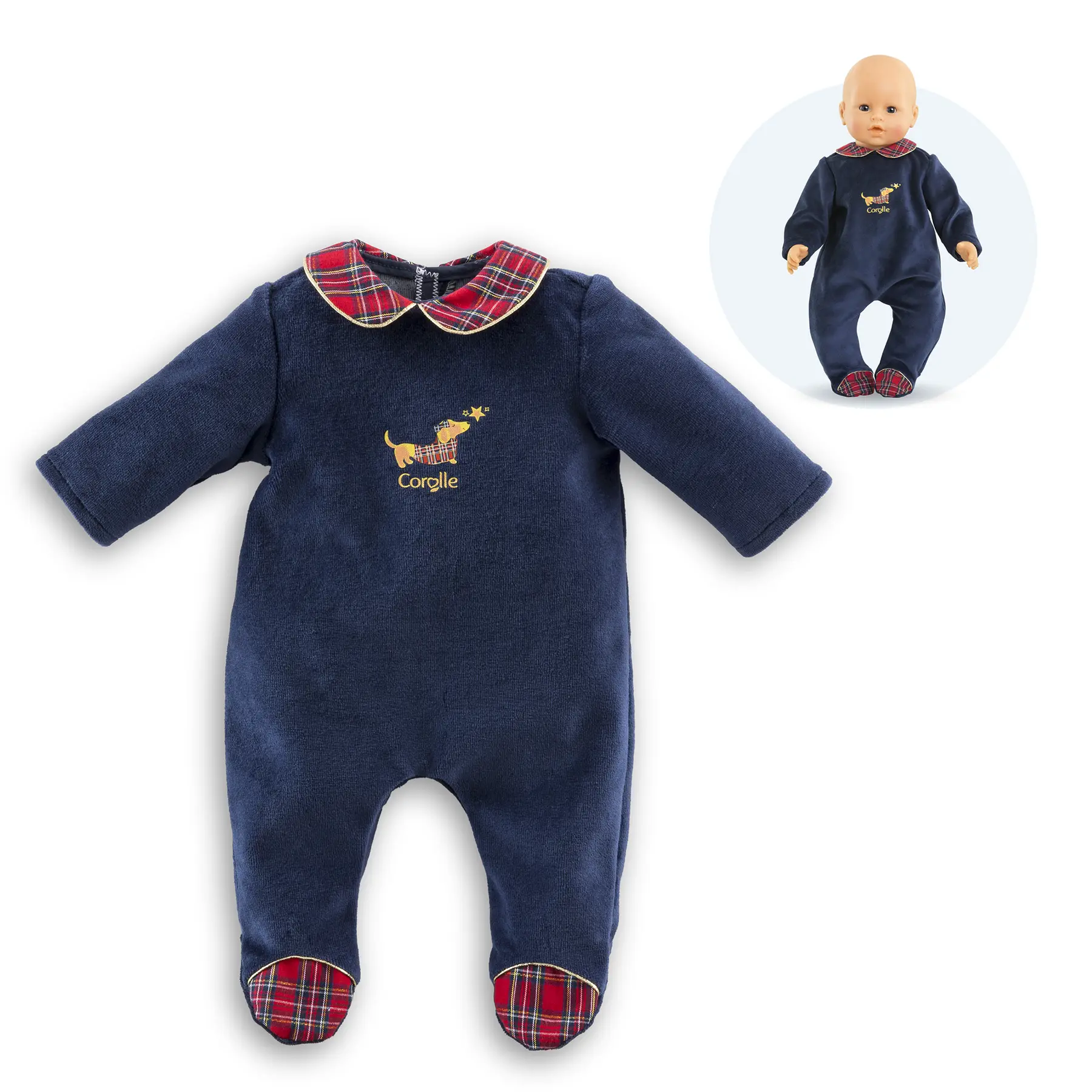 Pyjama pour poupée Corolle En Fêtes 42 cm