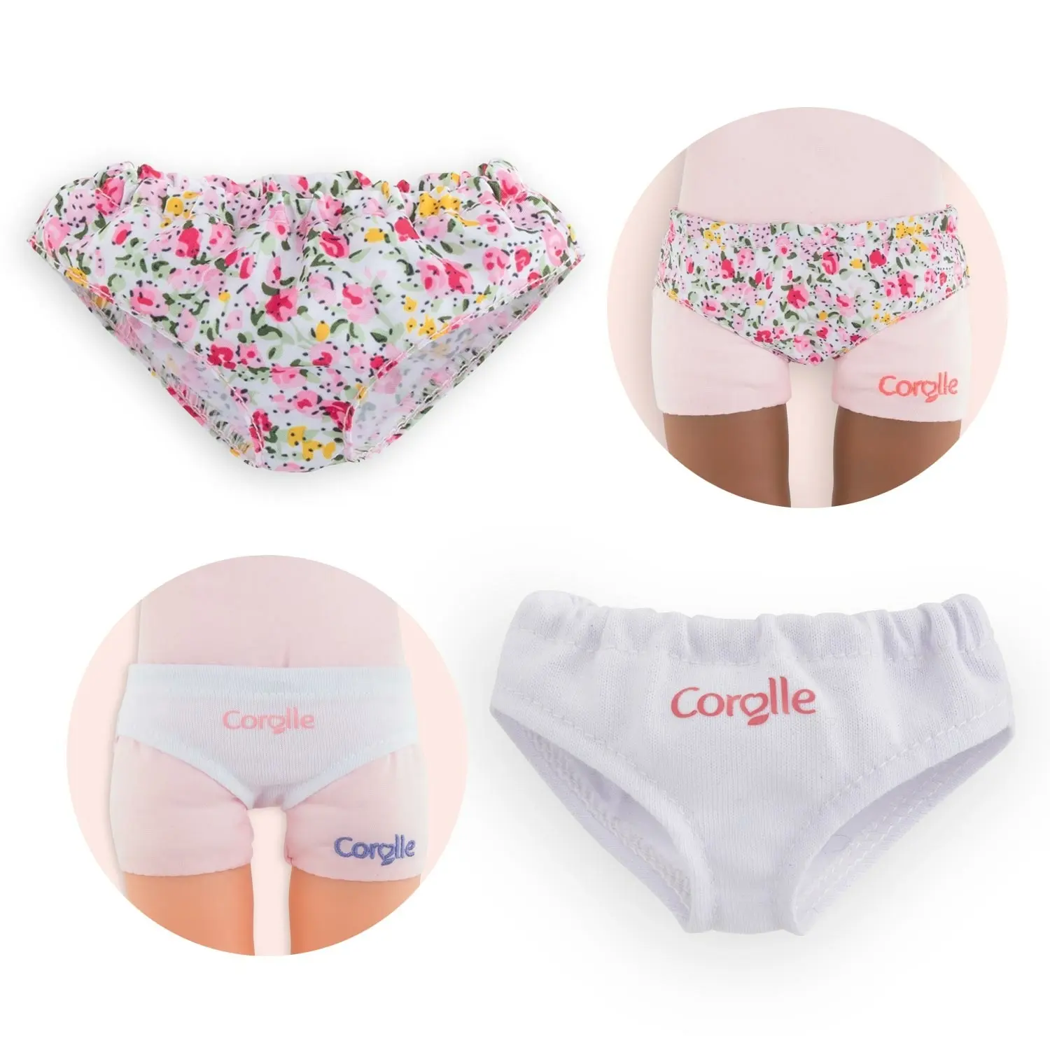 Set di mutandine per bambole Corolle (x2)