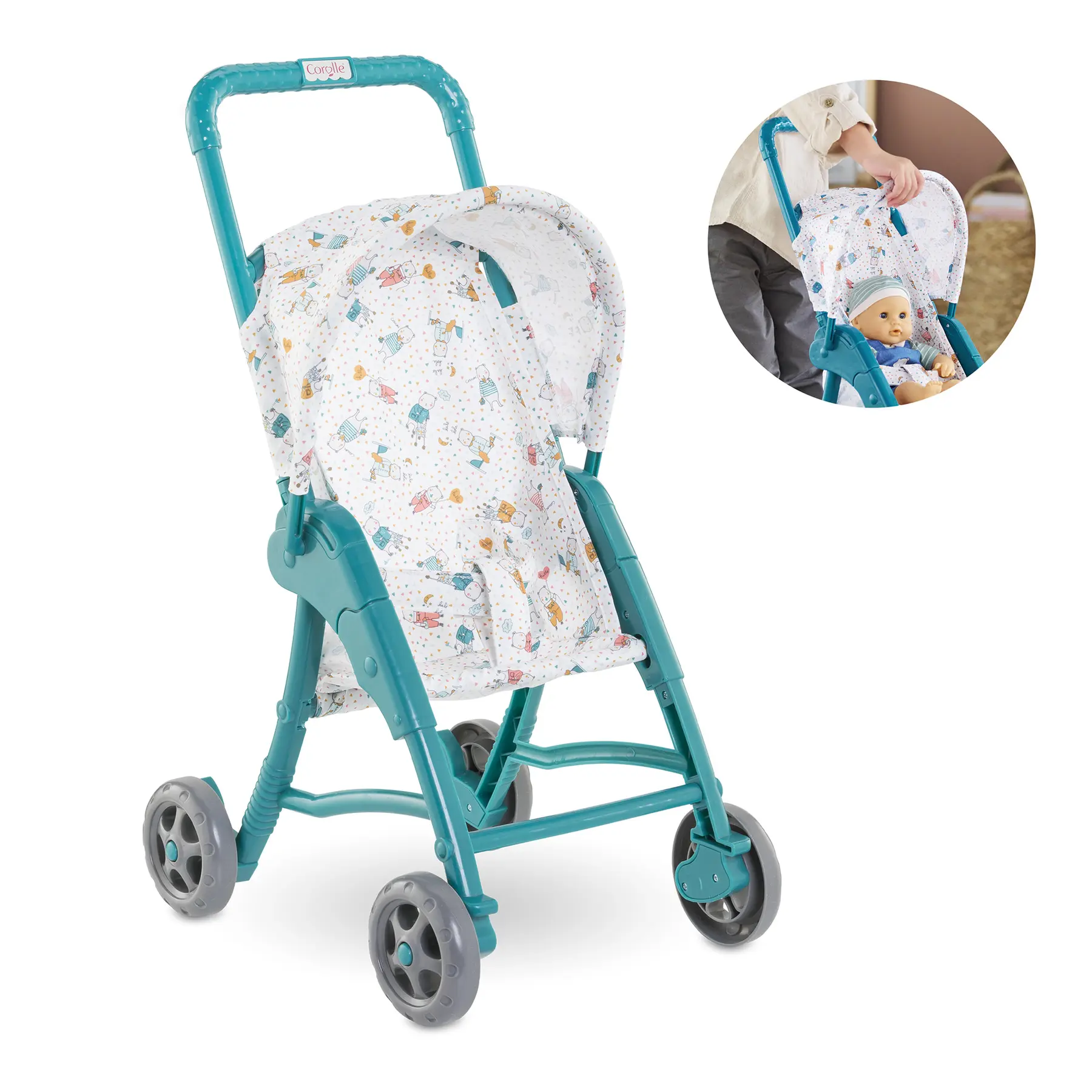 Passeggino con orsetto Corolle