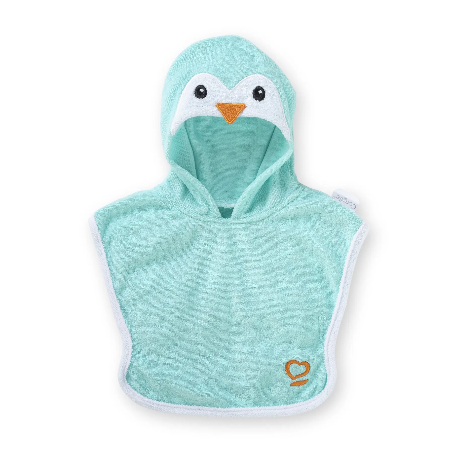 Vêtements pour poupée cape de bain pingouin pour poupon Corolle 30 cm Vêtements pour poupée cape de bain pingouin pour poupon Corolle 30 cm