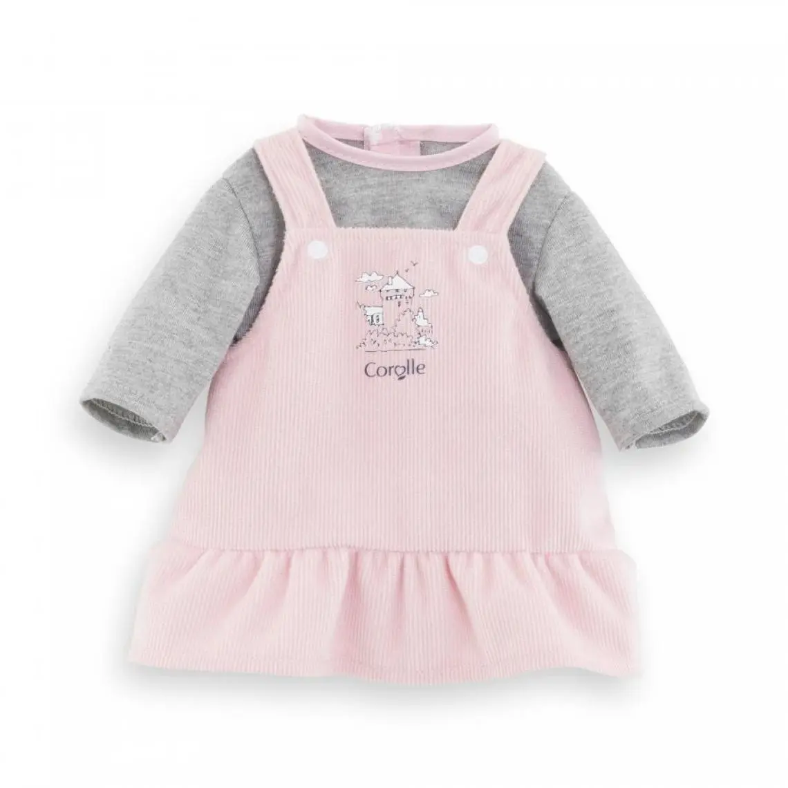 Robe et T-Shirt Bords de Loire pour poupon Corolle