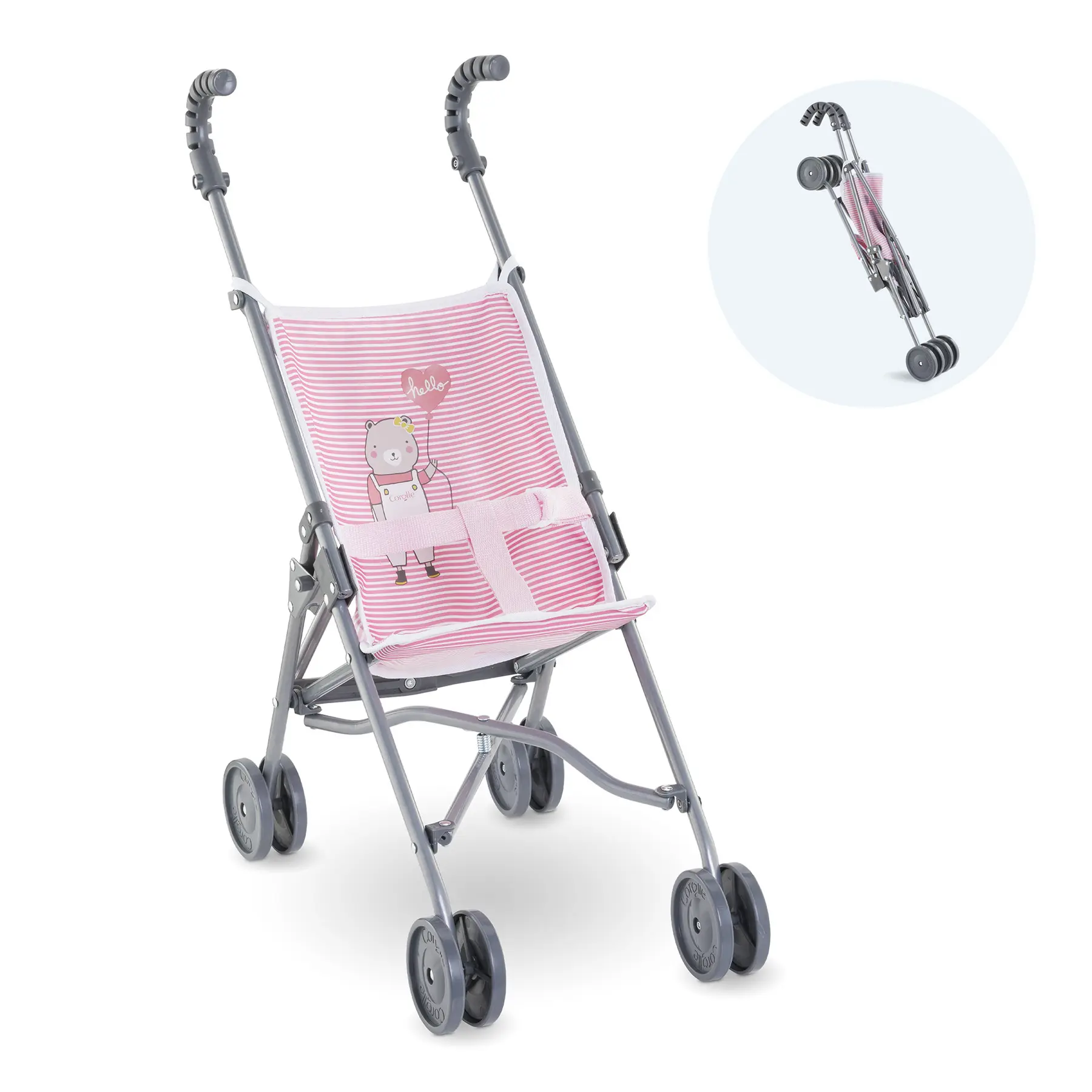 Poussette canne pour poupon Corolle