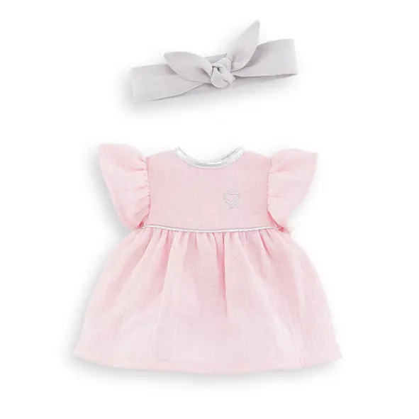 Robe et bandeau pour poupée Corolle
