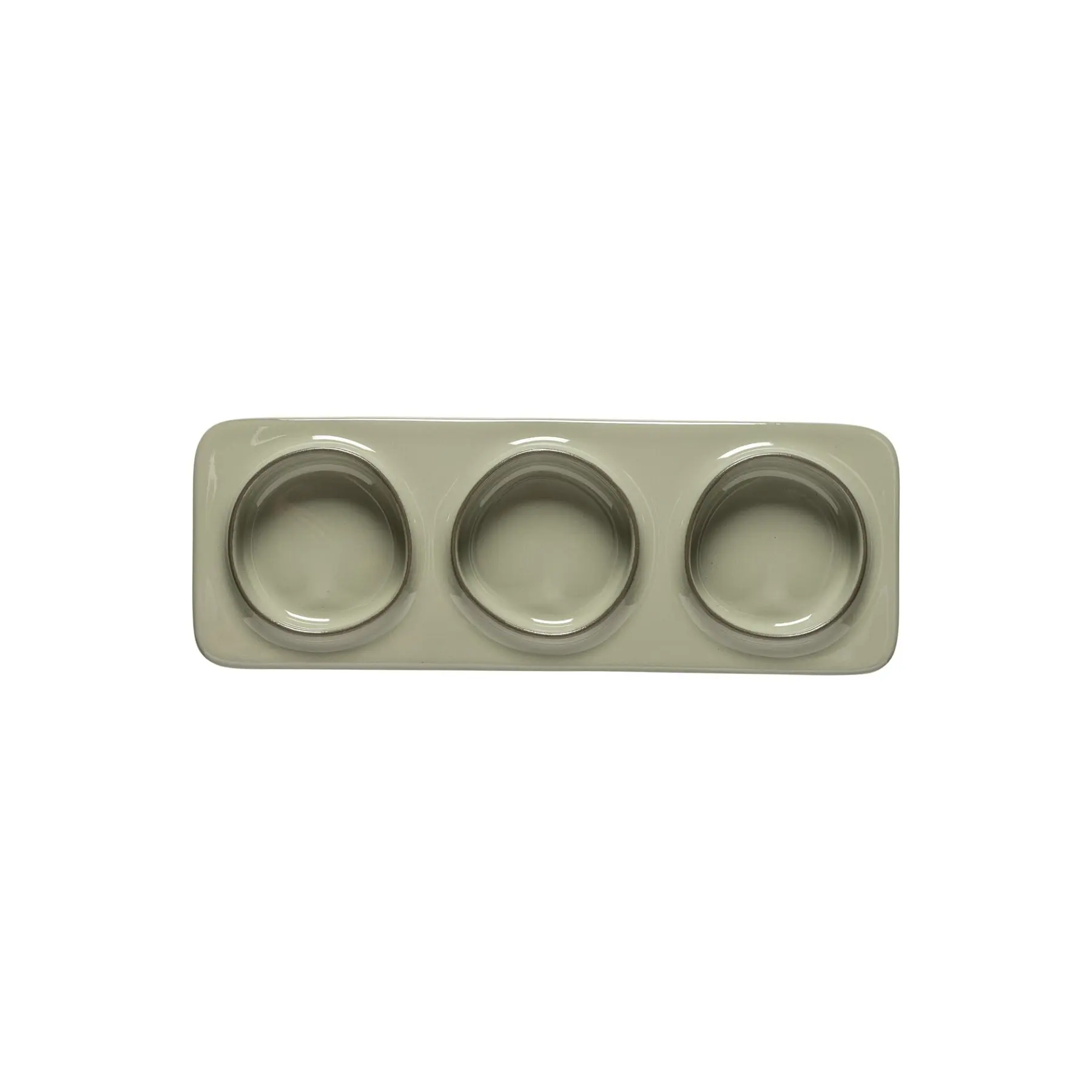 Plateau rectangulaire à 3 sections Costa Nova âmbar (x6) Plateau rectangulaire à 3 sections Costa Nova âmbar (x6)