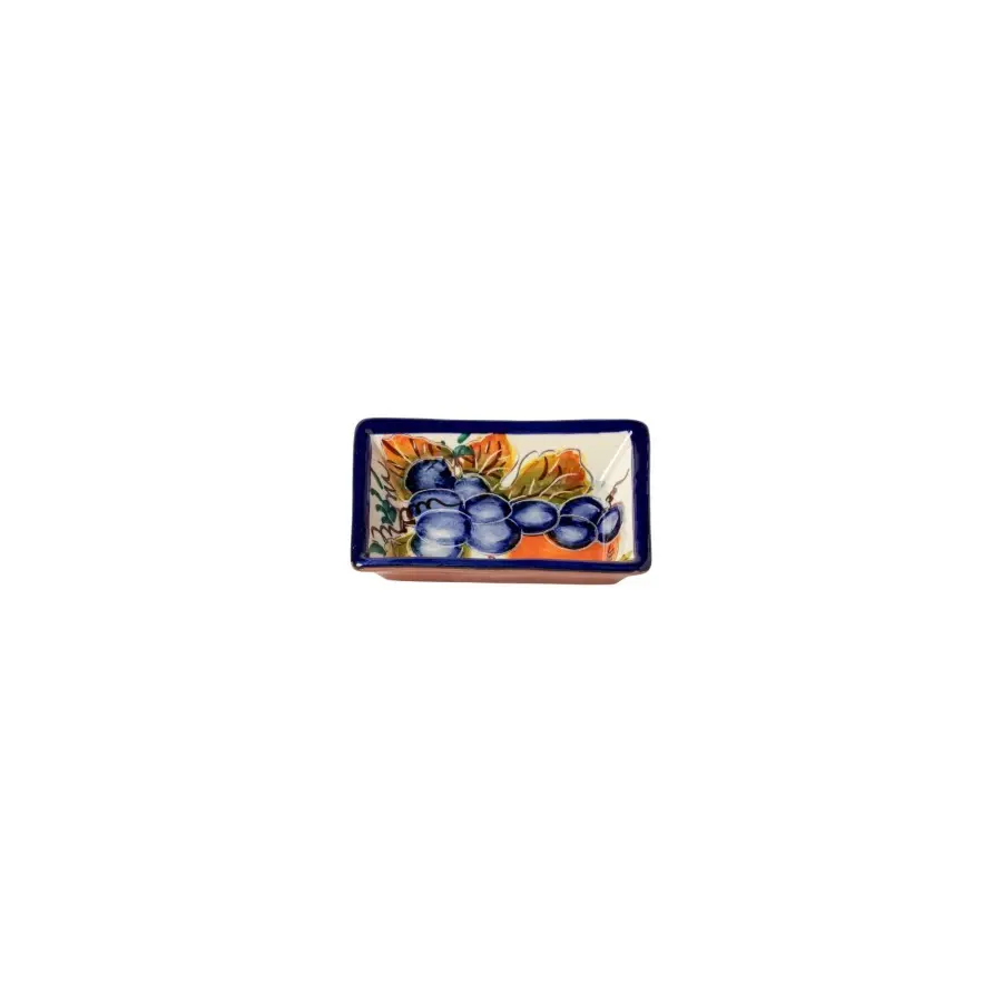 Assiette Apéritifs Rectangulaire Costa Nova Alentejo Terracotta (x6)
