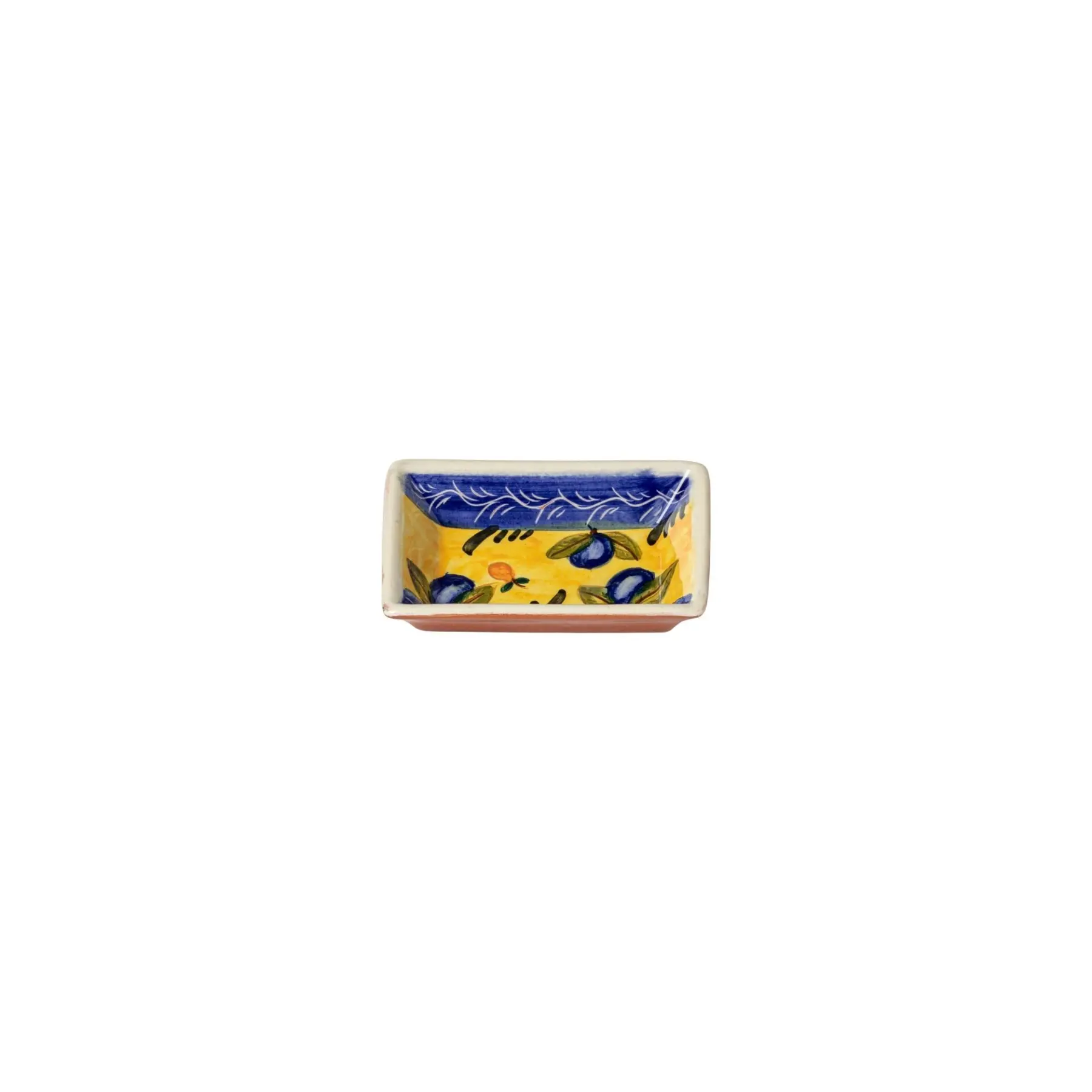 Assiette Apéritifs Rectangulaire Costa Nova Alentejo Terracotta (x6)