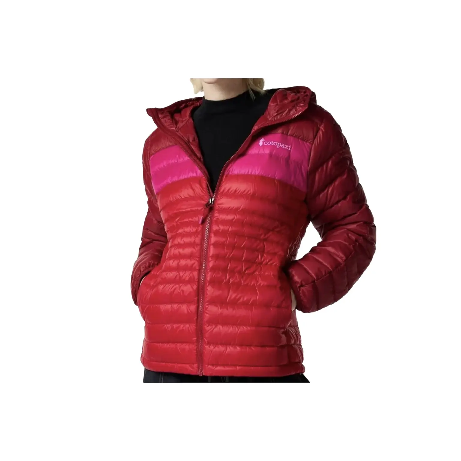 Damesjack met capuchon Cotopaxi Fuego