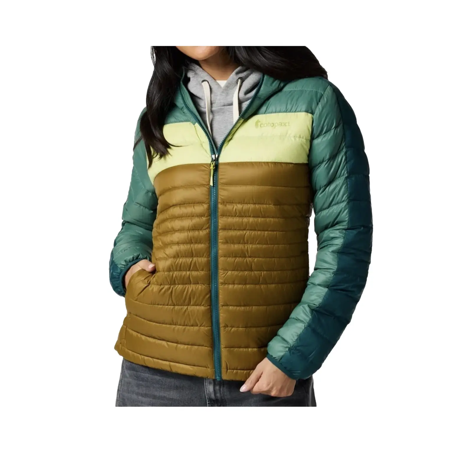 Damesjack met capuchon Cotopaxi Fuego