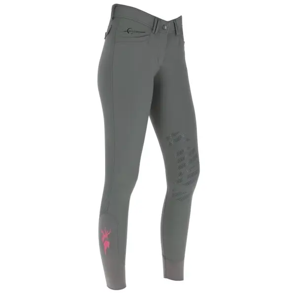 Reithose mid grip Frau Covalliero Janne - Farbe: Schwarz