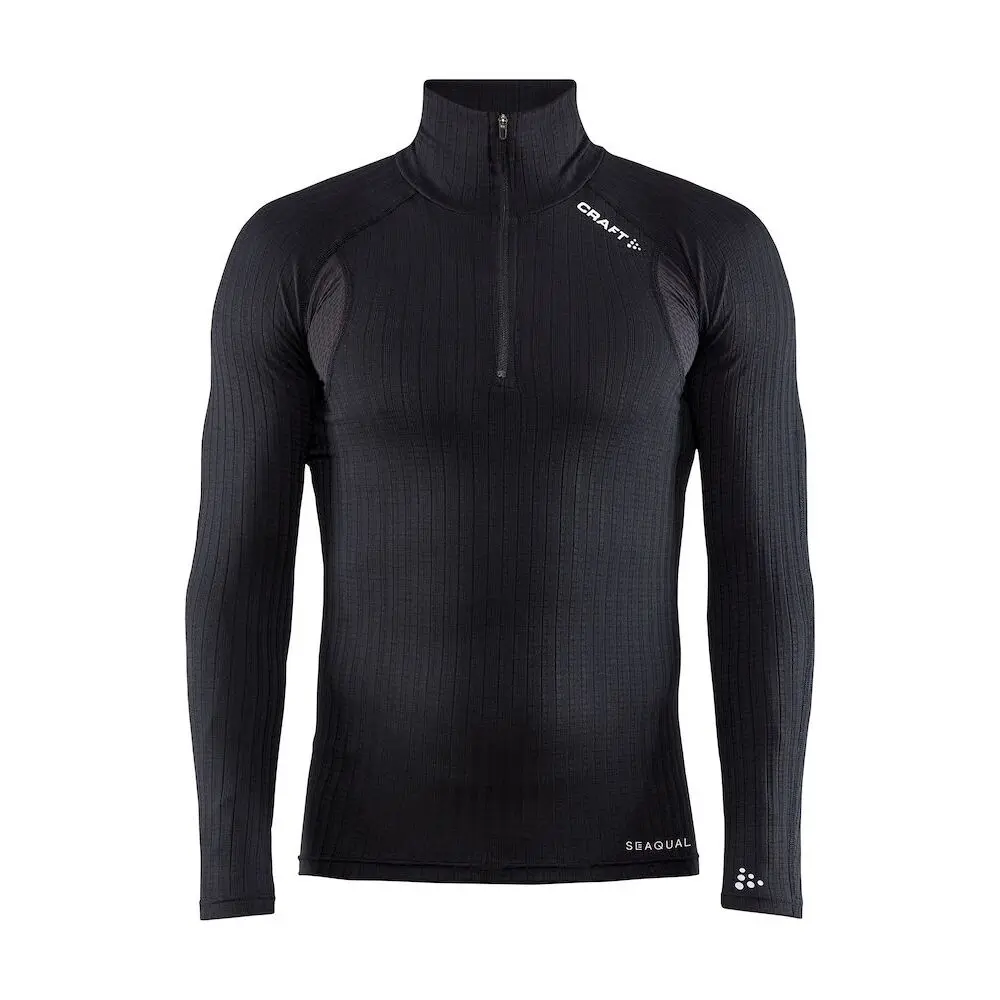 Kompressionsshirt mit Reißverschluss Craft Active Extreme - Farbe: Schwarz