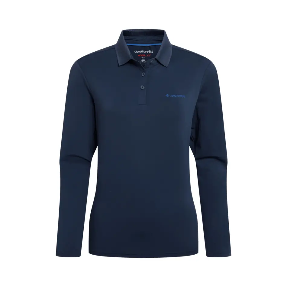 Polo donna a maniche lunghe Craghoppers NosiLife Thornbury