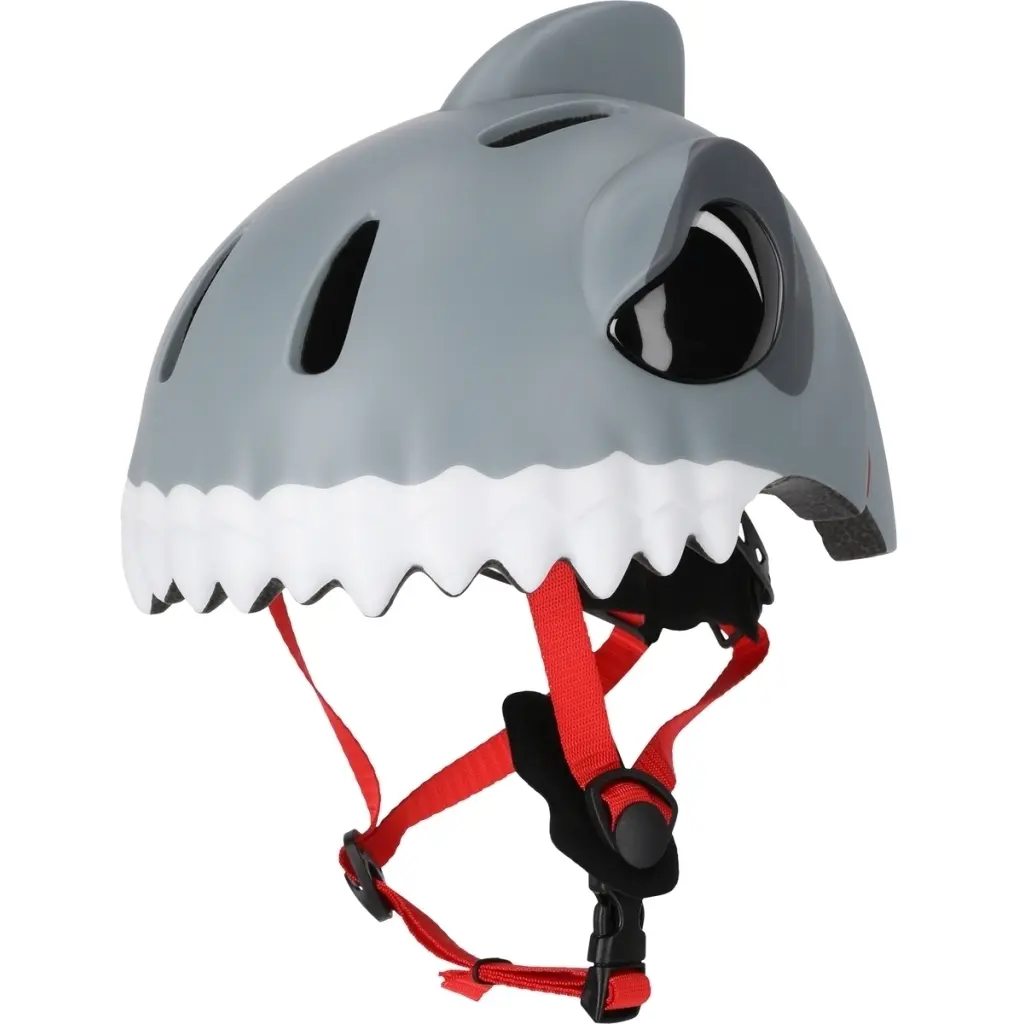 Mädchen-Helm mit Schnalle Crazy Safety Shark