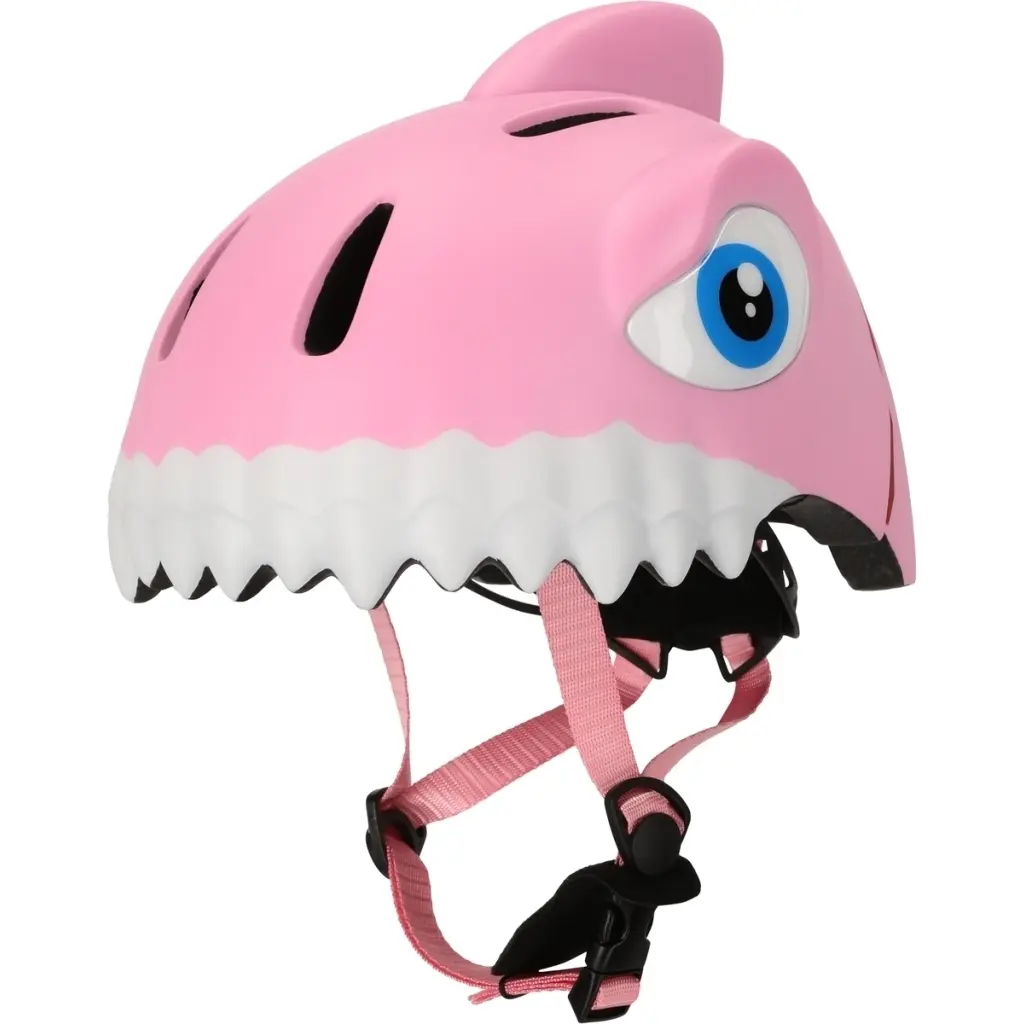 Mädchen-Helm mit Schnalle Crazy Safety Shark