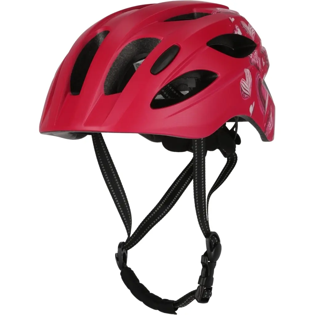 Crazy Safety Cool Heart, Fahrradhelm, Junior, rot