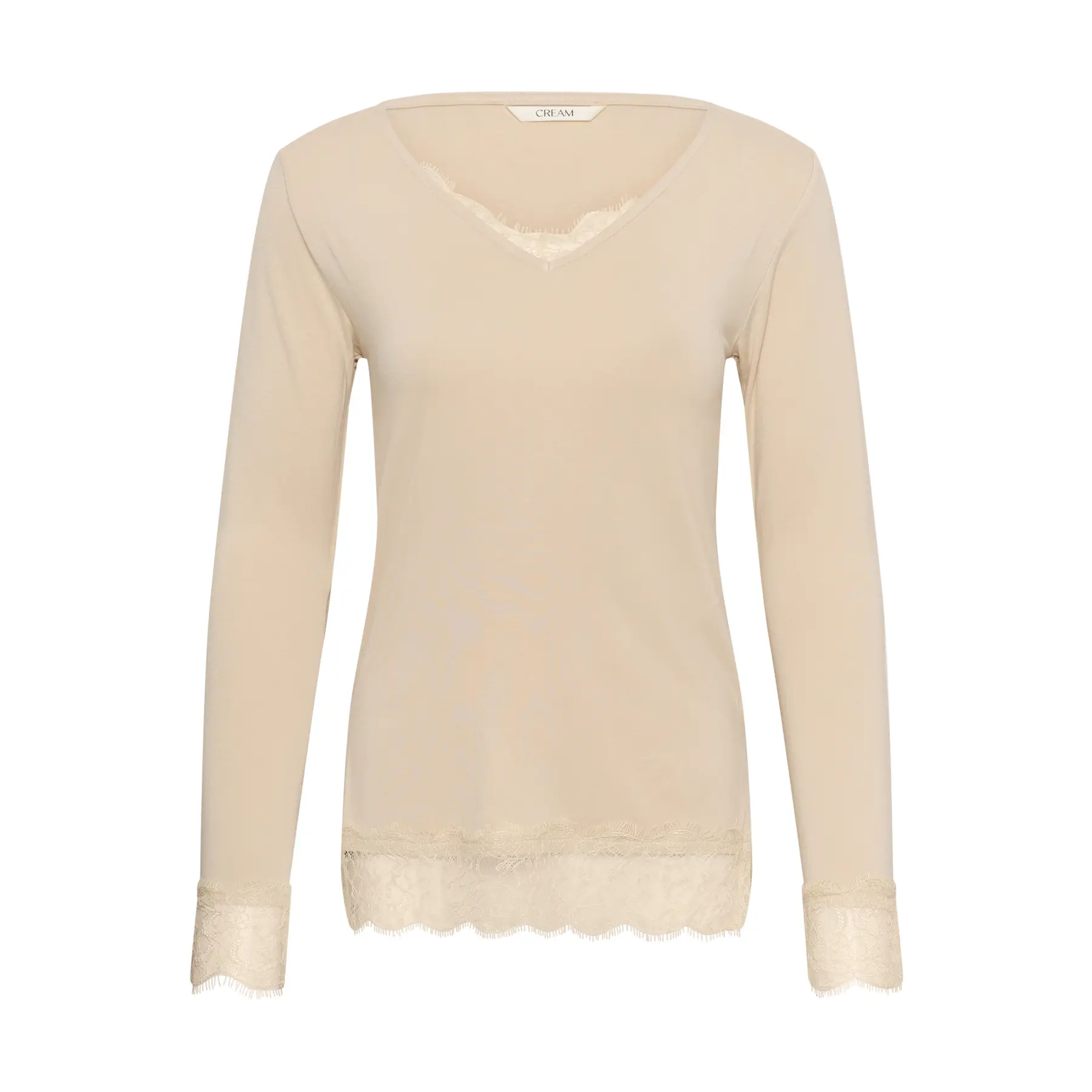 Maglietta a manica lunga da donna Cream CRAlvaia