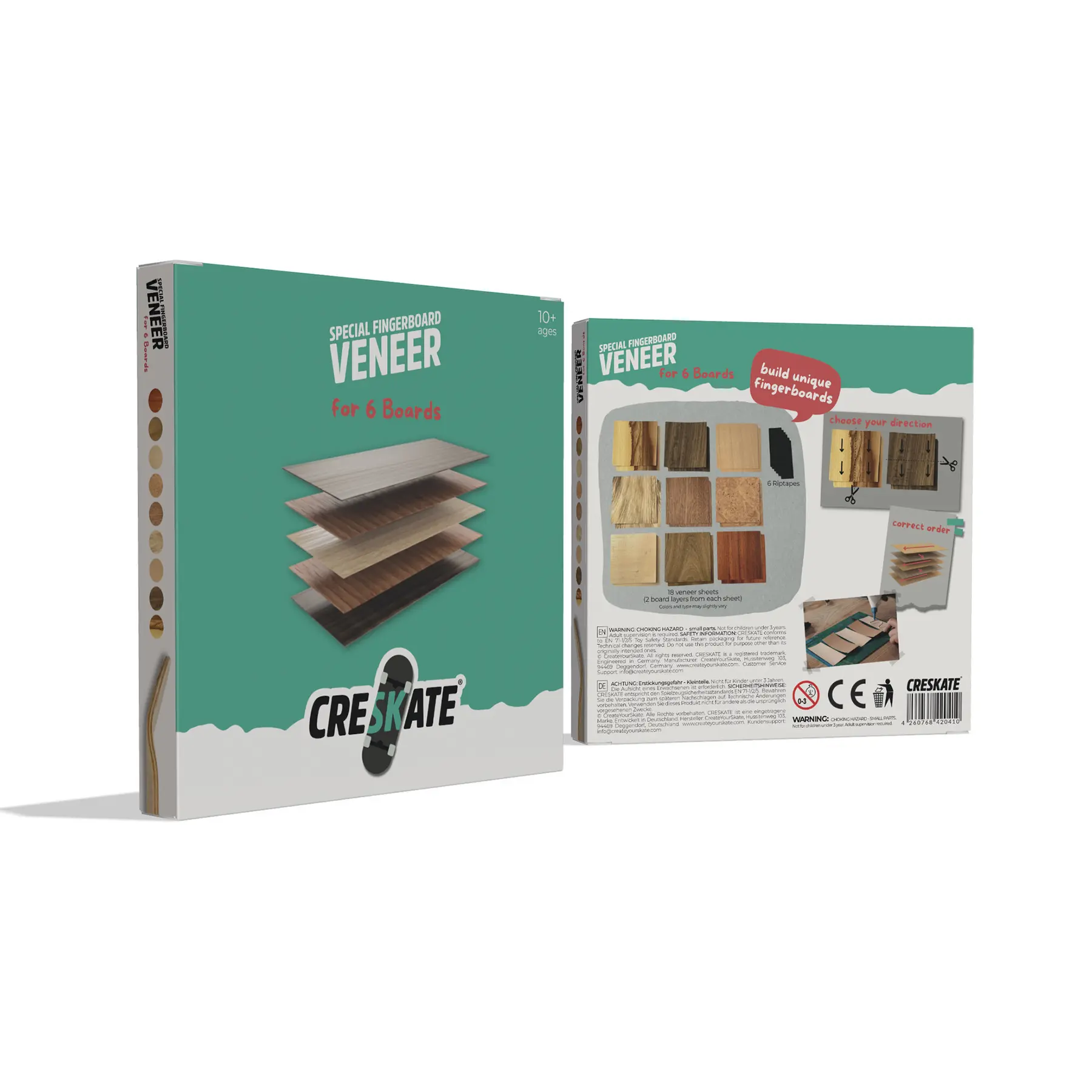 Creskate Unisex Beige Sonder-Mdf-Platten Für Fingerboards