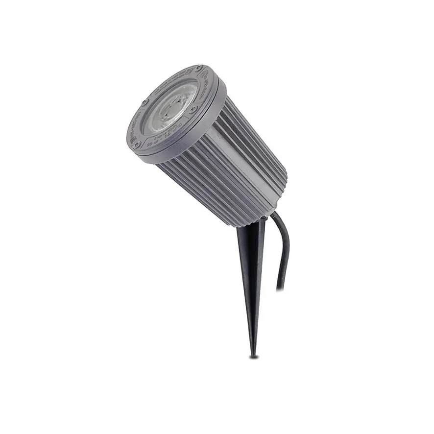 Projecteur lumineux avec piquet Cristher lighting Tir IP66 GU10 Bulb 345lm CRI80 3000K 36º Projecteur lumineux avec piquet Cristher lighting Tir IP66 GU10 Bulb 345lm CRI80 3000K 36º