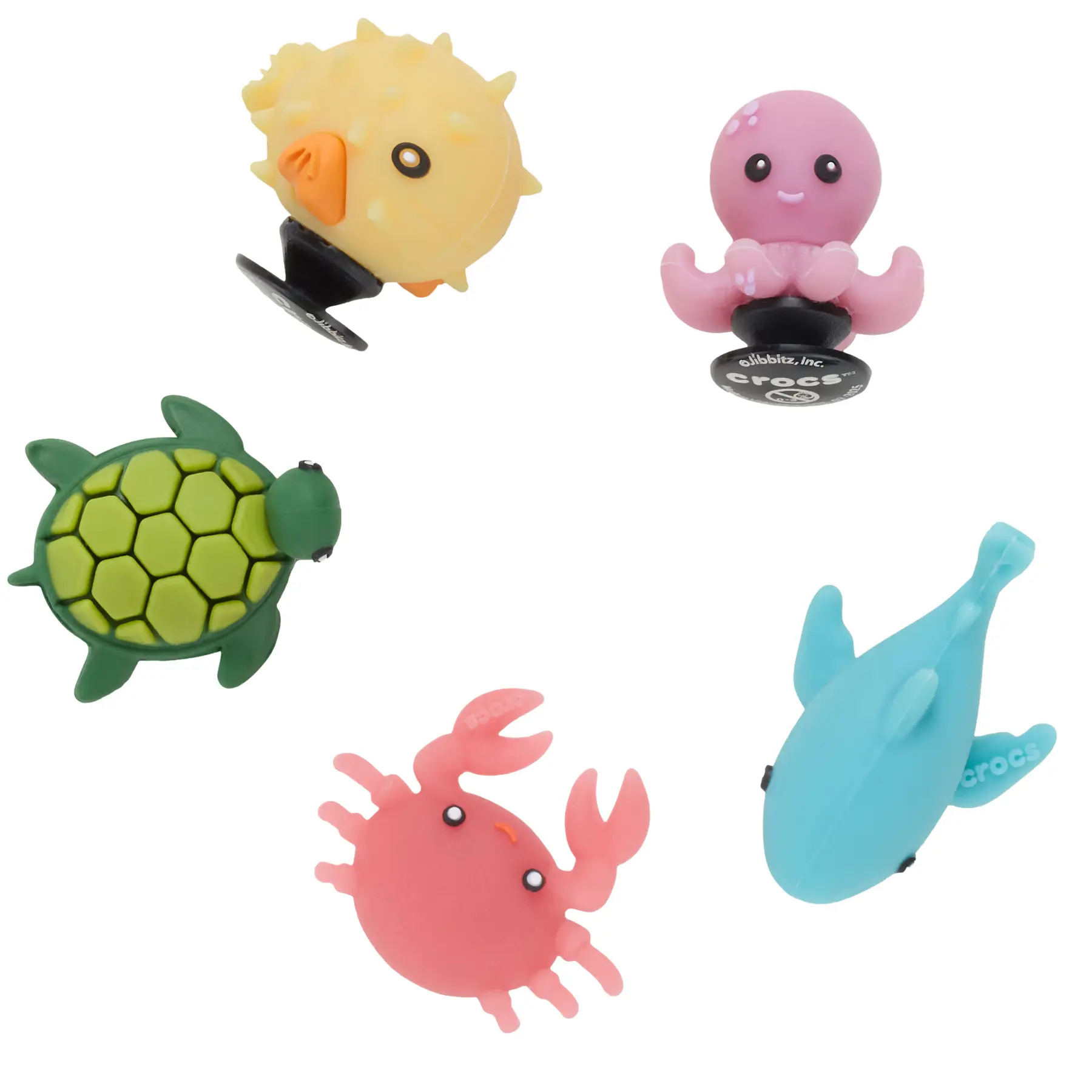 Jibbitz Crocs UV Changing Sea Animals (x5)
