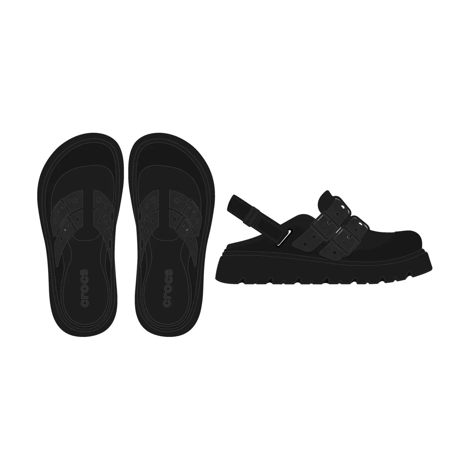 Sabot da donna Crocs Loaferette