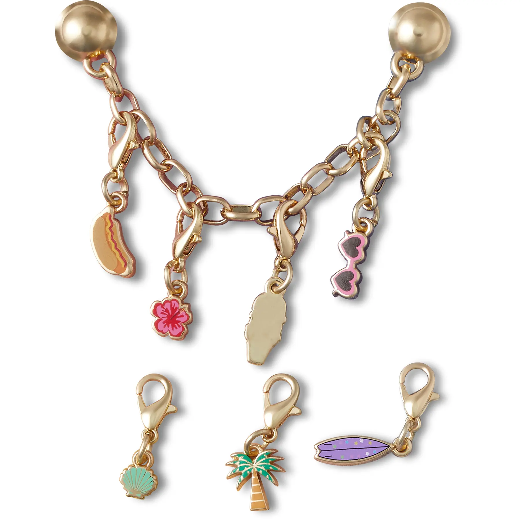 Jibbitz Crocs Tropical Removable Charm Chain
