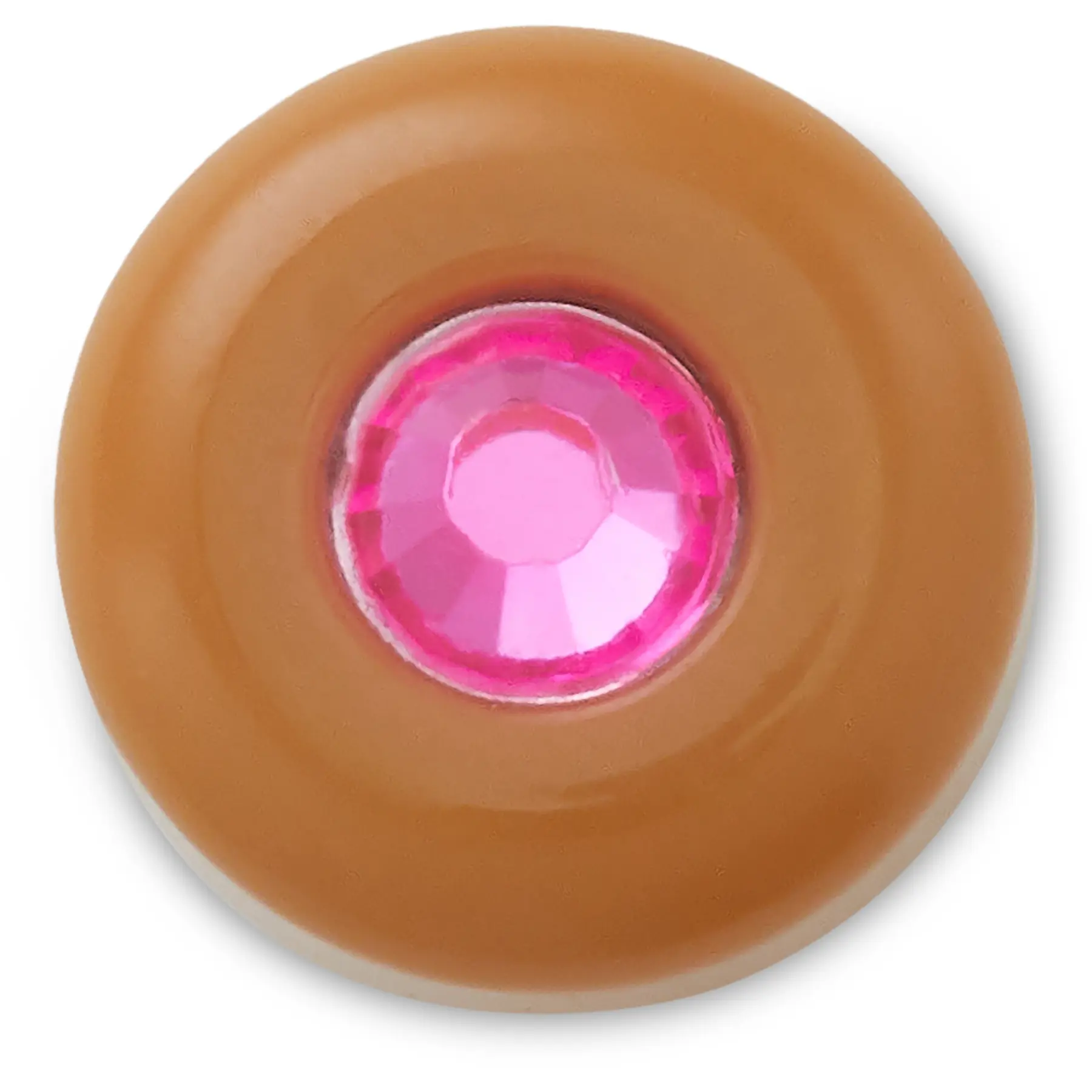 Jibbitz Crocs Acrylic Brown Gem