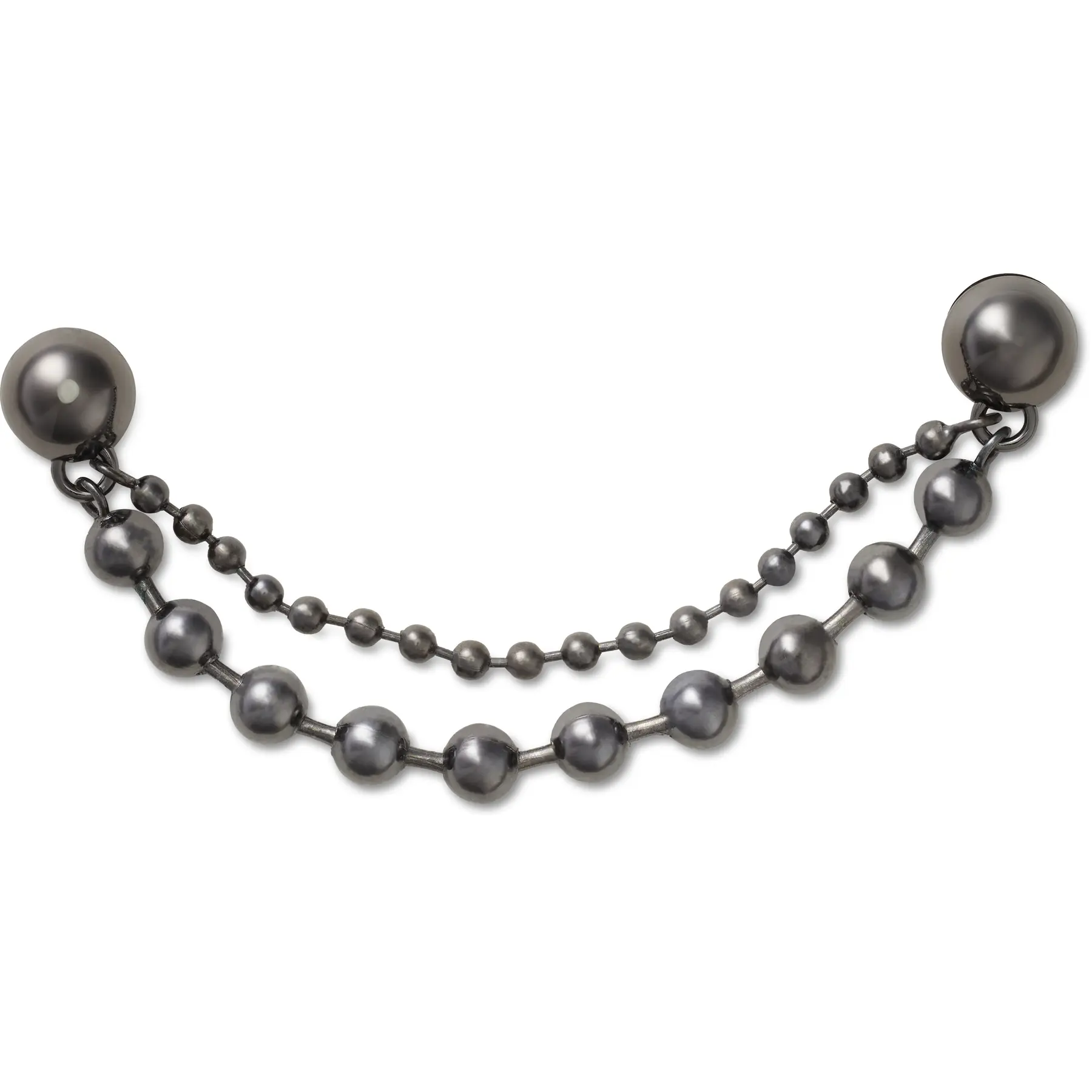 Jibbitz Crocs Double Black Gem Chain