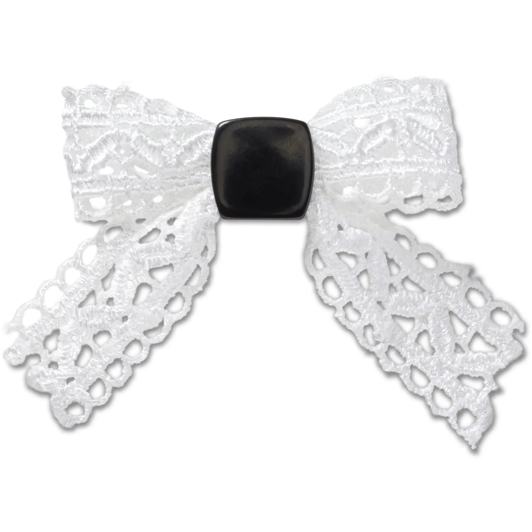 Jibbitz Crocs White Lace Bow