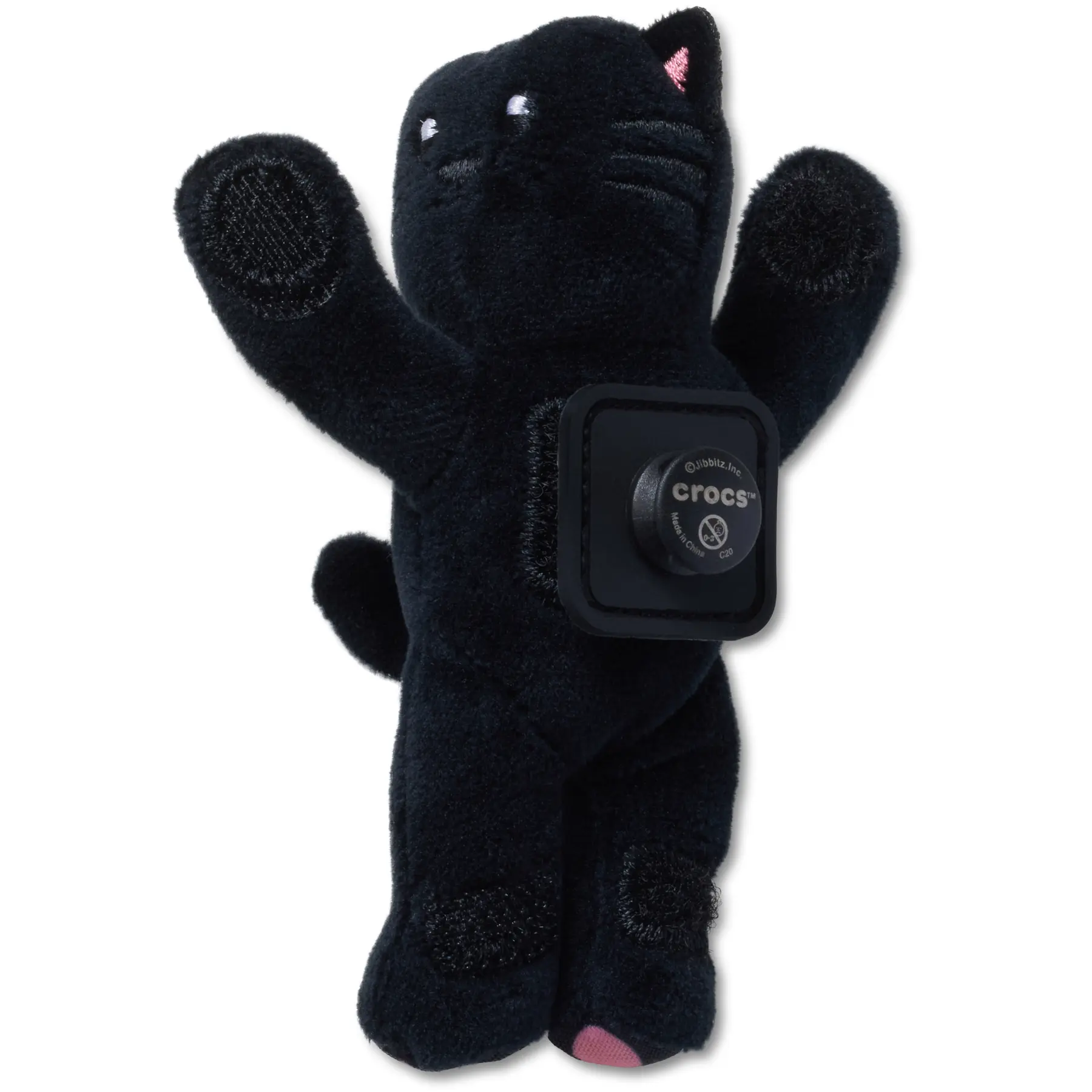 Jibbitz Crocs Huggitz Black Velvet Cat